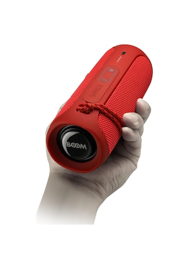 Boom Kırmızı Taşınabilir Ses Bombası Kablosuz Bluetooth Hoparlör