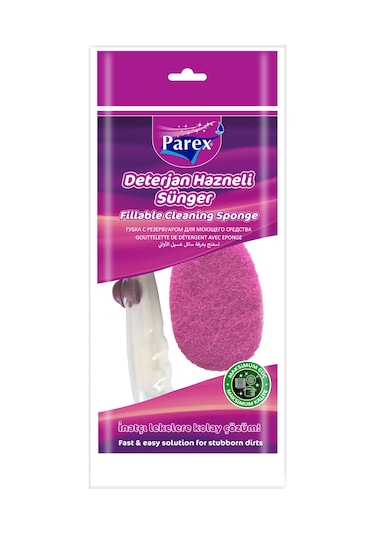 Hazneli Sünger Fırça ,çizmez Sünger Ve Kurulama Bezi Paketi