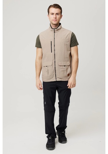 Kaçkar Outdoor Yelek - Hafif, Nefes Alabilir, Çok Cepli, Kamp, Outdoor, Günlük, Kullanım Sahra-oltu