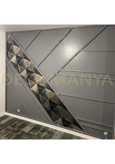 Decomanya Boyanabilir Duvar Çıtası 4 Cm Poliüretan Duvar Çıtası (480018805)