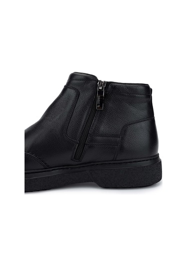 Rossı Erkek Hakiki Deri Siyah Casual Bot 668 1287pza Erk Bot Sk24-25 Nero Siyah