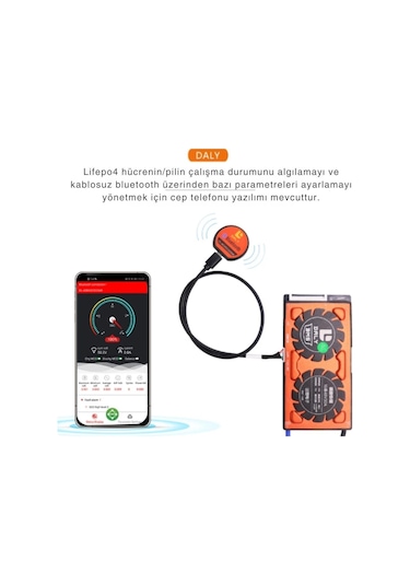 Daly Smart Bms Bluetooth Modül Adaptörü