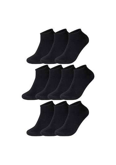 Giorgina Ferri 10'lu Kutu Bambu Premium Dikişsiz Bay - Sneaker Çorap