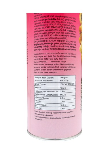 Khao Shong Nuts Karışık Pirinç Kraker 120 G