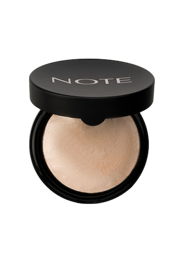 Note Cosmetique Baked Highlighter Işıltılı Fırınlanmış Toz Aydınlatıcı - 01 Moonlight