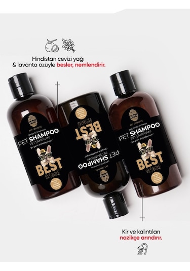 Doku Pet Cosmetic Kedi Köpekler İçin Göz Yakmayan Şampuan 500 ML