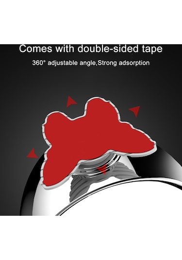 Sones 3R-045 Ayarlanabilir Kör Nokta Aynası Geniş Açılı Yardımcı Yan Ayna Çap: 70 MM Gümüş