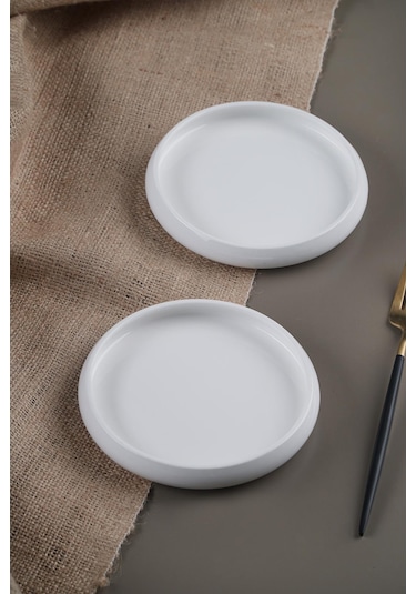 Acar Bianco Perla Porselen Tabak 14 Cm