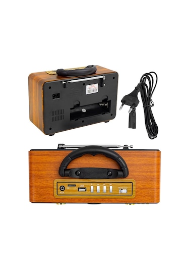 Magic Voice MV-112BT Usb/Sd/Fm/Bluetooth Destekli Nostaljik Radyo