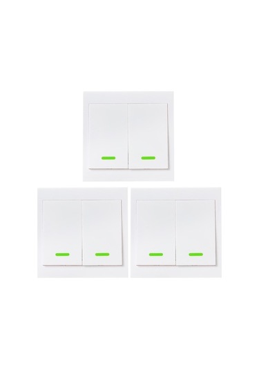 Yulong Geeroyoo 3'lü Akıllı Ev Anahtarı - 433mhz Kablosuz Rf