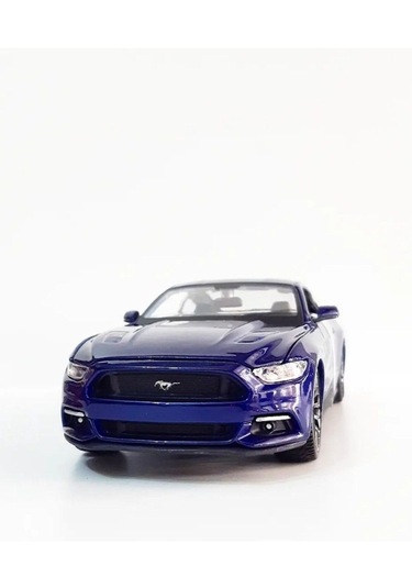 Ford Mustang 1:24 Model Maket Araba Mavi