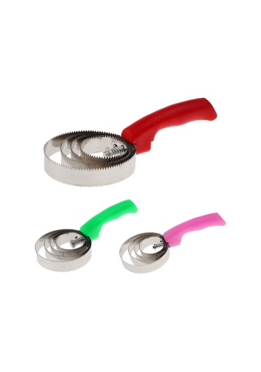 Homyl Binicilik Atı Currycomb - Paslanmaz Çelik Kırmızı Kırmızı