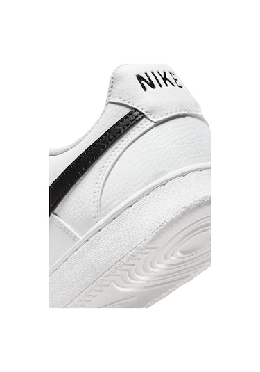 Nike Court Vision Lo Nn Kadın Sneaker Ayakkabı Beyaz Siyah Beyaz Siyah