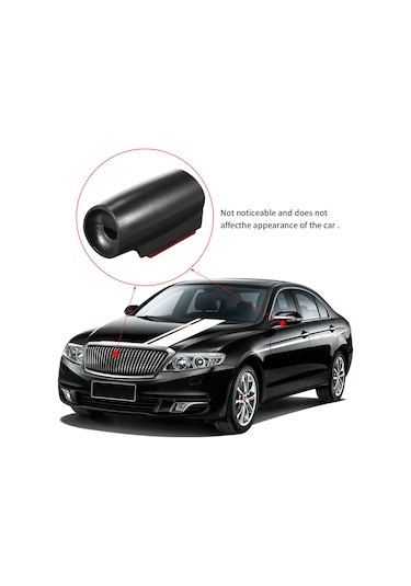 Samdoo 2 Adet Araç Hayvan Uyarıcı F Tipi, Plastik Yapı, Kolay Montaj, Tüm Araçlar İçin Uygun, Yaban Hayatı Koruma Cihazı