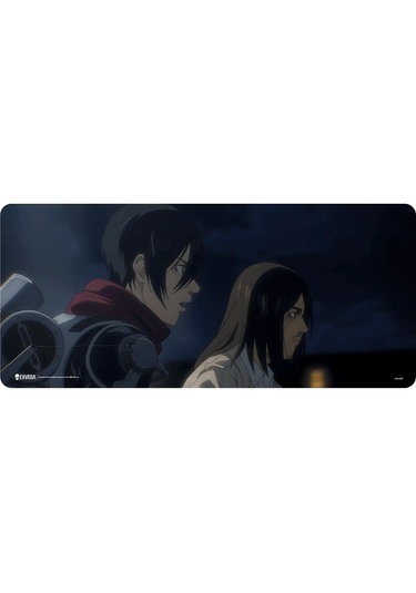 Exvega Attack On Titan Eren & Mikasa Mousepad Xxl 90 40