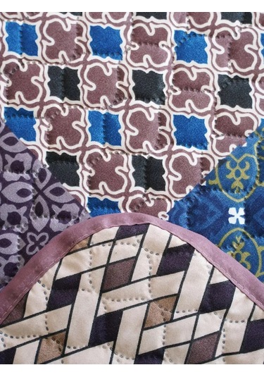 Marianna Yatak Ve Kanepe İçin 150x220 Şık Örtü 171360885 Mavi