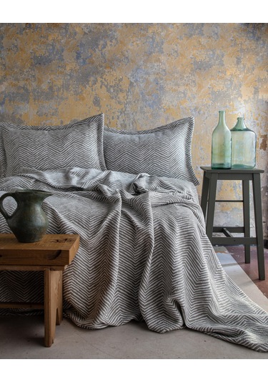 Çift Kişilik Marty Adaçayı Yatak Örtüsü Seti Adaçayı