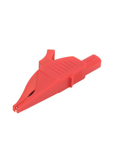 Moveevo Kırmızı Bakır Elektrikli Klem 32a/1000v, 39.5mm Açılış, 4mm Banana Plug Uyumlu, Pa Kapaklı, Araç Akü Testi Ve Jumping Start İçin