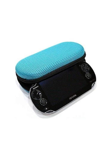 Ps Vita 1000 Ve 2000 Modeller Uyumlu Taşıma Çantası Mavi Case Ba