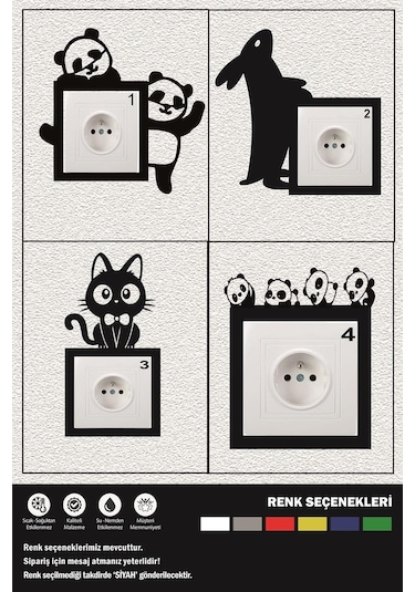 Dekoratif Priz Kenarı Süsü Ahşap Priz Çerçevesi