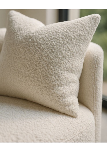 Miz Berjer & Puf & Armut & Tekli Koltuk & Dinlenme Koltuğu - Beyaz Beyaz