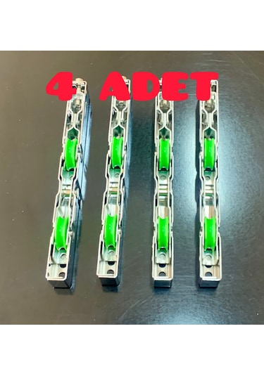 Tusem Çelik Gövde Yeşil Çiftli Sürme Kapı Ve Pencere Tekeri