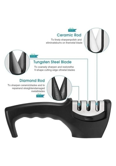 2'li Set Bıçak Bileyici Ve Limon Naranciye Portakal Sıkacağı