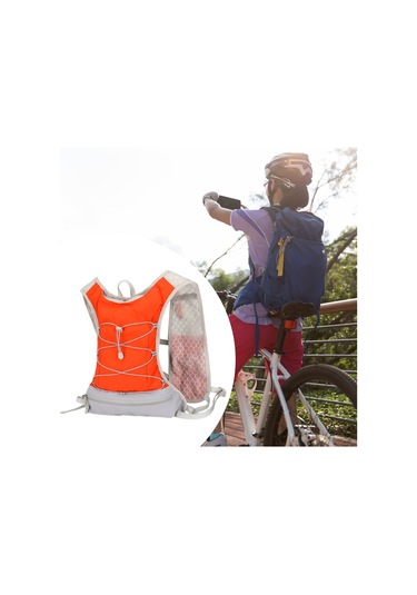 Suntek Kadın Koşu Yeleği Koşucu Sırt Çantası Hidrasyon Turuncu