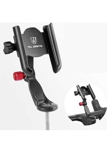 Ulzyvf Dağ/yol Bisikletleri İçin 360 Ayarlanabilir Alüminyum Telefon Tutucu - Titreme Önleyici Gps Diğer