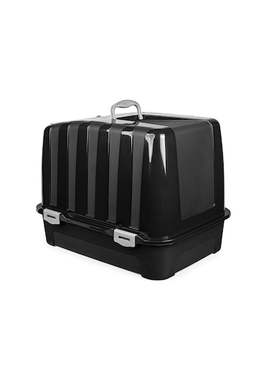 Pribor Hz-335 Kedi Köpek Evcil Hayvan Tuvaleti Büyük Boy Siyah