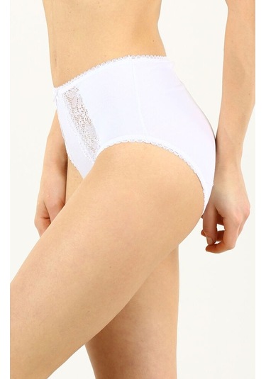 Imer Bayan Yüksek Bel Külot Dantelli Modal 4100