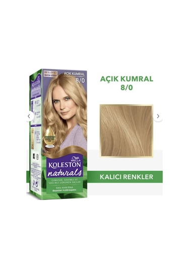 Koleston Naturals 8/0 Açık Kumral Saç Boyası