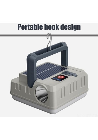 Jokmae Yürüyüş, Taşınabilir Su Geçirmez Kamp Lambası, Güneş Enerjili, Çok Fonksiyonlu Dağ Ve Balıkçılık Işığı Çok Renkli Çok Renkli