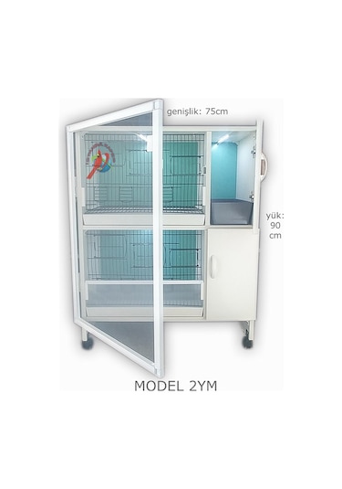 İstanbul Kafes Model 2Y Pvc Kuş Dolabı
