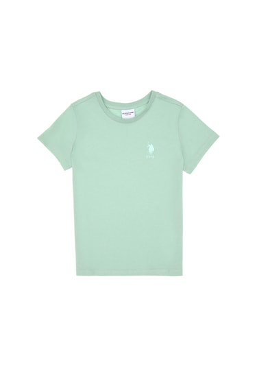 U.s. Polo Assn. Erkek Çocuk Su Yeşili Tişört Basic 50306502-vr048 Su Yesılı Su Yeşili