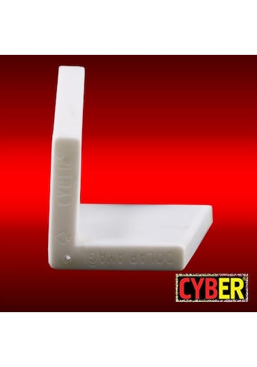 Plastik Çelik Dolap Ayağı Beyaz