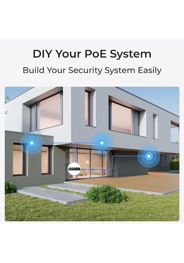 Reolınk 12mp Bullet 4mm P340 Ip Güvenlik Kamerası Poe Ip67, Renkli