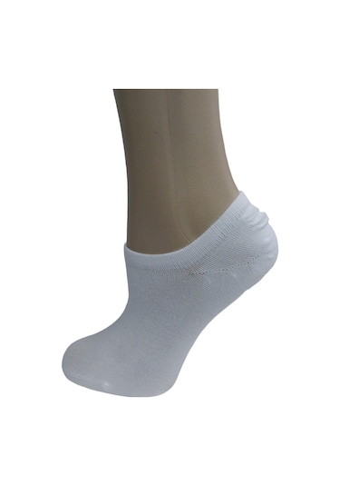 Bolero 3' Lü Kadın Bambu Kaliteli Sneakers Çorap - Siyah