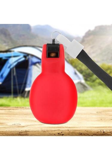 Dolıty Boyunluklu El Düdükleri Yüksek Sesle Kırmızı Kırmızı