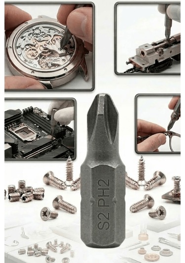 Bits Uç Matkap Ucu Tornavida Ucu Vidalama Ucu S2 Yüksek Kalite Çelik Sph2 25 - 637962027815