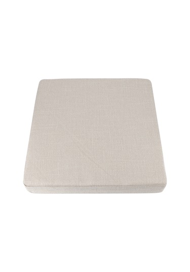 Tenfowee Eko-friendly Linen Meditasyon Yastığı - Temizlenebilir Yoga Paspası, Dekoratif Kırtasiye, Bej, 40x40x6 Cm Diğer