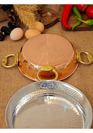Modabakır Bakır Tava 18-20 Cm Bakır