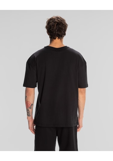 Kappa Logo Fred Erkek T-shirt-siyah Siyah
