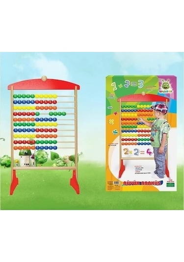 Ahşap Büyük 100'Lü  Abaküs