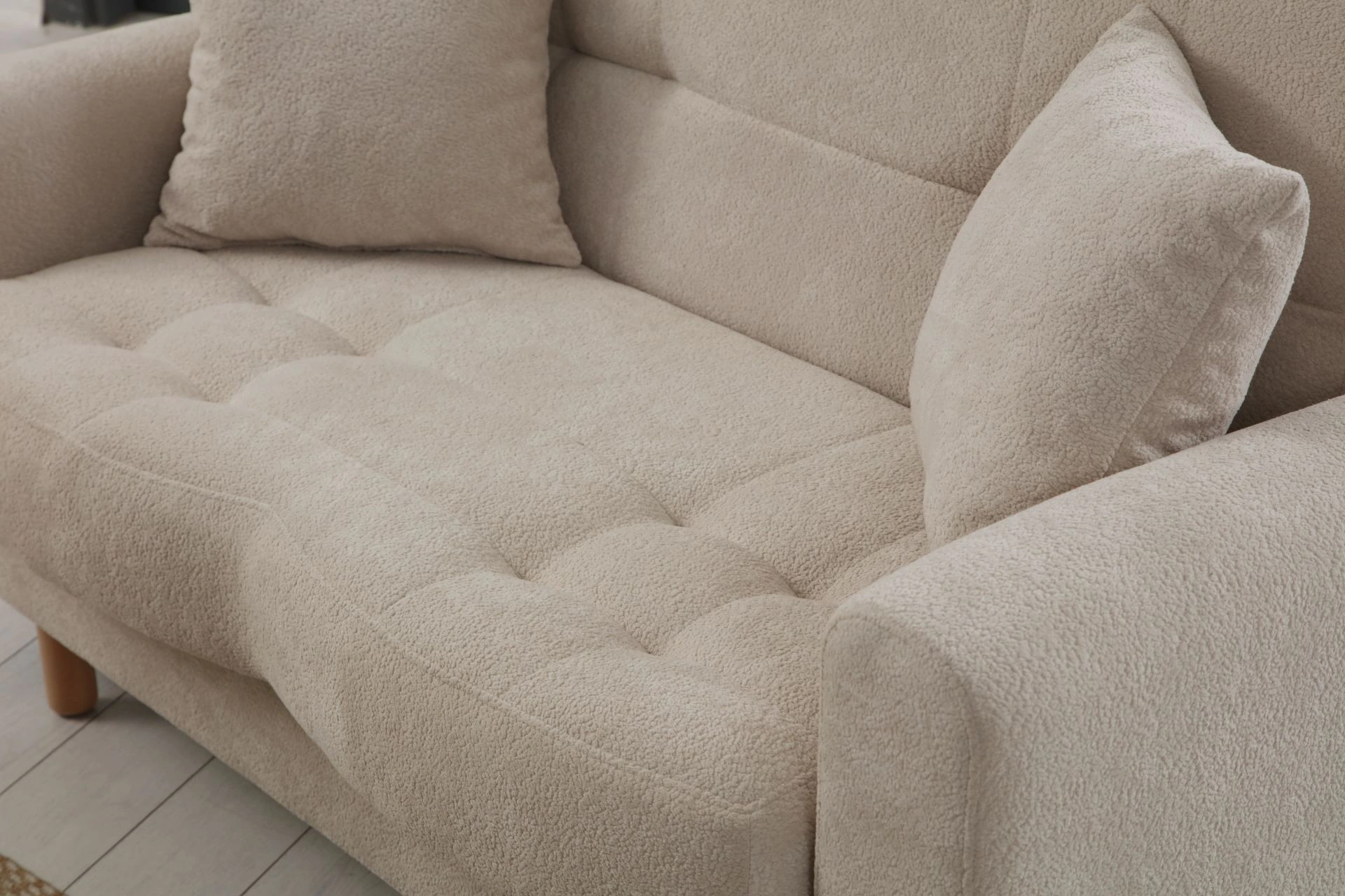 Lotus 2'li Koltuk Coco03 Bej