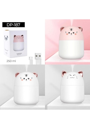 Kedi Tasarımlı Buhar Makinesi Çok Renkli