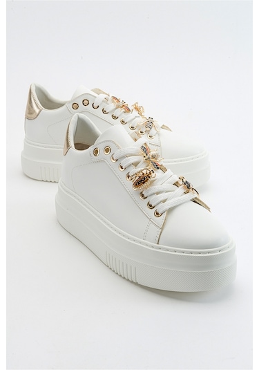 Luvishoes Ater Beyaz Kadın Spor Ayakkabı Beyaz