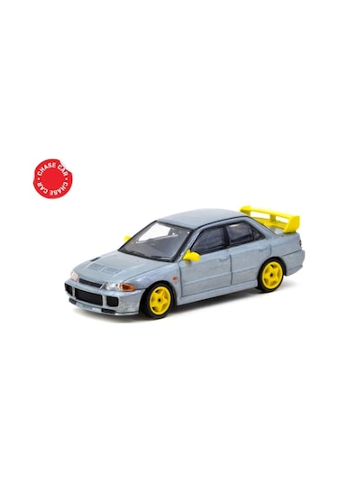 Tarmac Works 1/64 Mitsubishi Lancer Gsr Evolution Iıı Yellow With Tarmac Cards Çok Renkli