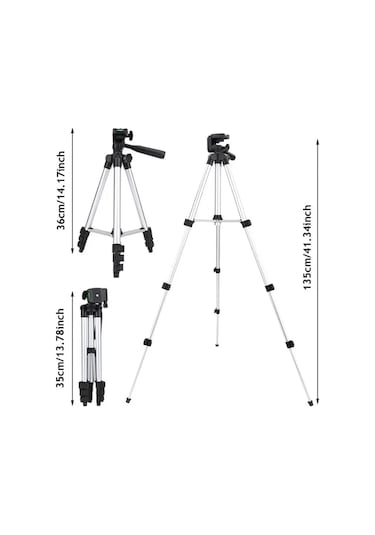 Thentech Ayarlanabilir Ayaklı Telefon Sabitleyici Tripod
