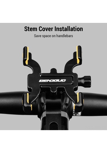 Reedark Alüminyum Bisiklet Telefon Tutucu, Dört Çenekli, Direk Uyumlu, Yol Bisikleti Sürüşü İçin Dayanıklı Tutucu